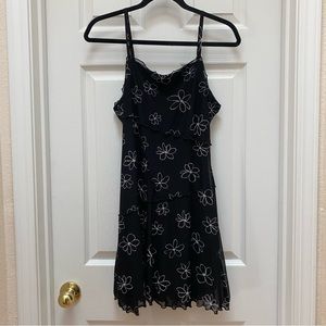 Wild Fable Black Flower Dress